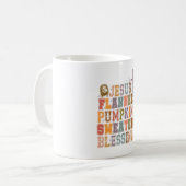 Mug Jesus Flannels Chandails Citrouille Bénédiction (Devant gauche)