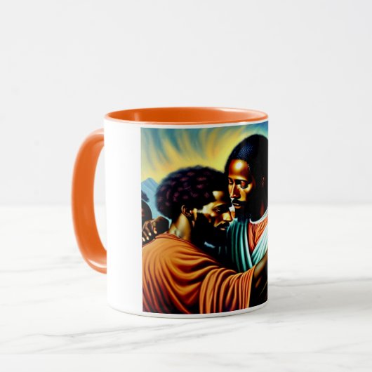Mug Jésus guérit une cochonnerie aveugle (Devant gauche)