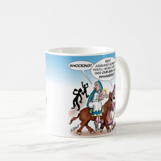 Mug Jésus "Hammered" ? - (Devant droit)