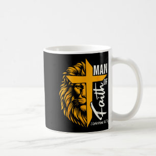 Mug Jésus Homme De Foi Lion Croix I Corinthiens 16 13