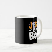 Mug Jesus Is My Boo Cute Christian Halloween Ghost Fun (Devant droit)