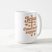 Mug Jesus is my Emotional Support (Devant droit)