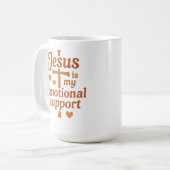 Mug Jesus is my Emotional Support (Devant gauche)