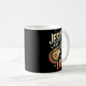 Mug Jesus Is My Rock And That Is How I Roll Christian  (Devant droit)