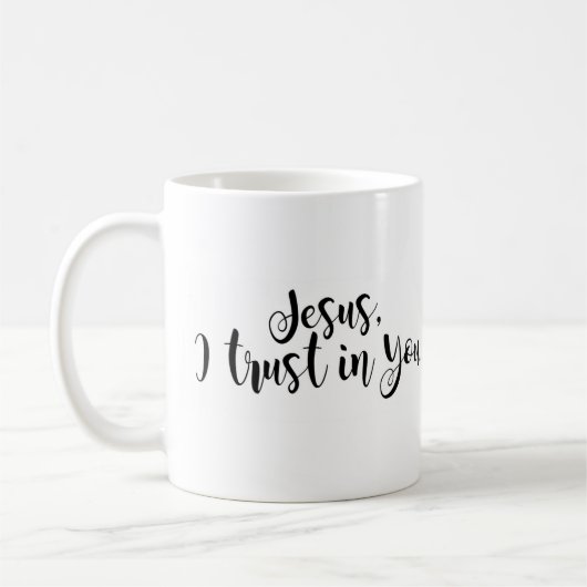 Mug Jésus, j'ai confiance en toi (Gauche)