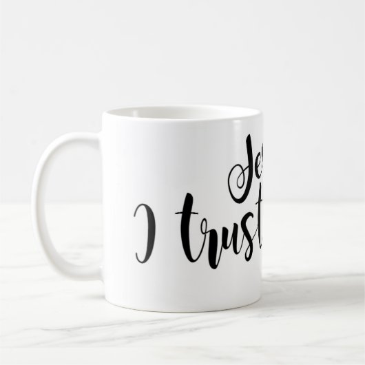Mug Jésus, je fais confiance dans vous (Gauche)