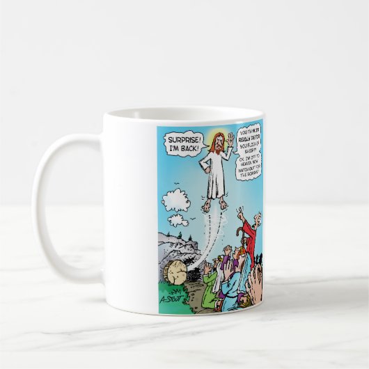 Mug Jésus KINDA est mort pour nos péchés ! (Gauche)