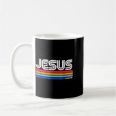 Mug Jesus King Retro Vintage Design  (Gauche)