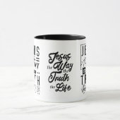 Mug Jésus la Vérité la Vie Jean 14:16 (Centre)
