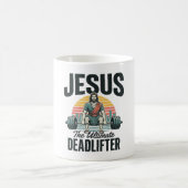 Mug Jésus l'haltérophile ultime vintage (Centre)