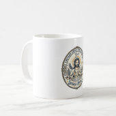 Mug Jesus Lo Fi Rythmes D'étude Tee Graphique Esthétiq (Devant gauche)