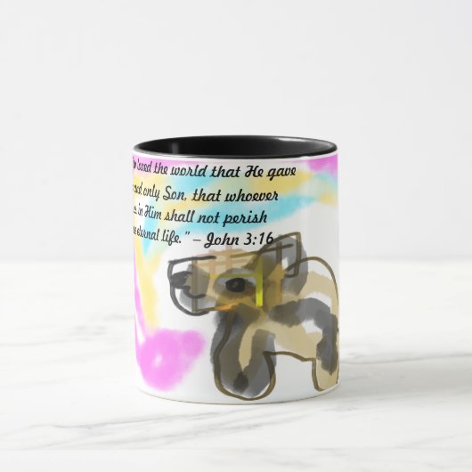 Mug jesus love (Centre)