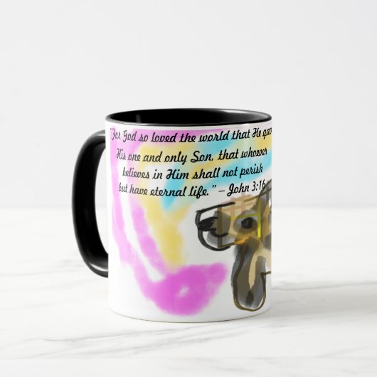 Mug jesus love  (Devant gauche)