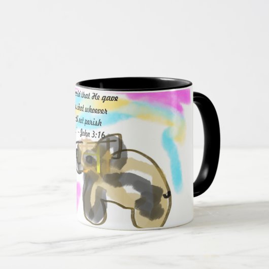 Mug jesus love  (Devant droit)