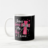 Mug Jesus Loves Me This I Know God Religious Christian (Gauche)