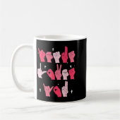 Mug Jesus Loves You Asl Sign Language Christian Valent (Gauche)