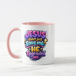 Mug JESUS m'a mis à niveau - Chrétien