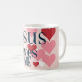 Mug Jésus m'aime (Devant droit)