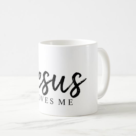 Mug Jésus m'aime | (Devant droit)