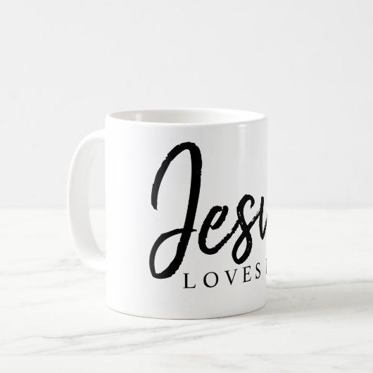 Mug Jésus m'aime | (Devant gauche)