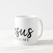 Mug Jésus m'aime avec le coeur rouge| (Devant droit)
