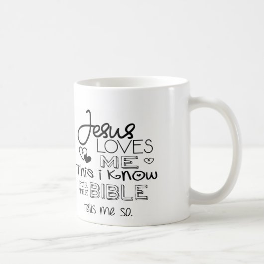 Mug Jésus m'aime ceci que je sais (Droite)