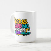 Mug Jésus m'aime, je le sais (Devant gauche)