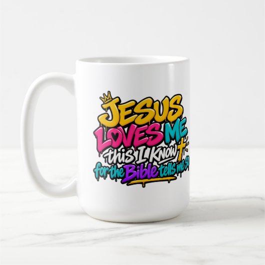 Mug Jésus m'aime, je le sais (Gauche)