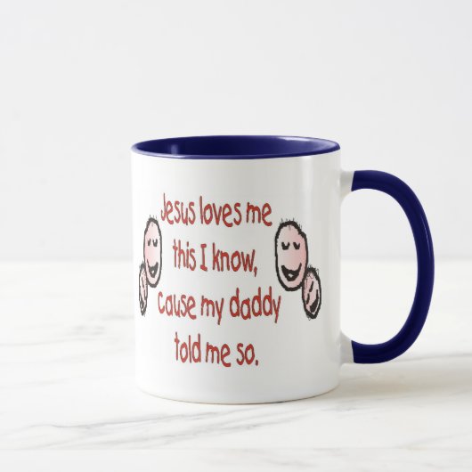 Mug Jésus m'aime (la TASSE) (Droite)