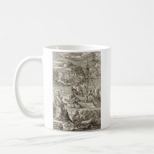 Mug Jésus marchant sur l'eau (Gauche)