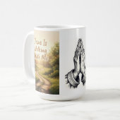 Mug Jésus Marche Avec Moi (Devant gauche)