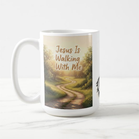 Mug Jésus Marche Avec Moi (Gauche)