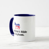 Mug Jésus n'a pas couru un éléphant - Anti Trump GOP (Devant gauche)