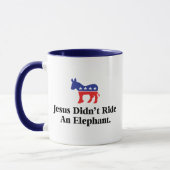Mug Jésus n'a pas dirigé un éléphant - Parti Démocrati (Gauche)