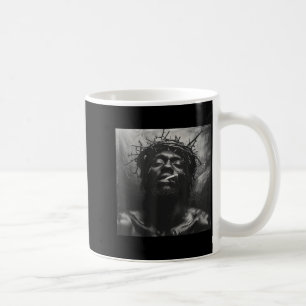 Mug Jésus noir fume, Christianisme, Église, Christ,