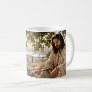 Mug Jésus Paisible sous l'Arbre de Figuier Chrétie