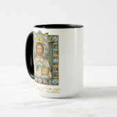 Mug Jésus Pantokrator Icône orthodoxe catholique (Devant gauche)