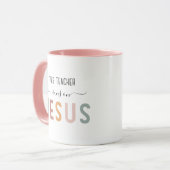 Mug Jésus personnalisé professeur de foi (Devant gauche)