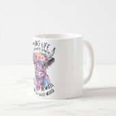 Mug Jésus Prend La Roue Et Je Souhaite Qu'Un Heifer Le (Devant droit)