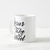 Mug Jésus prennent la roue (Devant gauche)