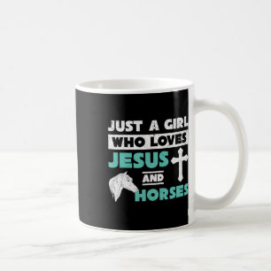 Mug Jésus Prière Cheval Amoureux Filles Femmes Cheval