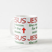 Mug JESUS Raison de la saison (Devant gauche)