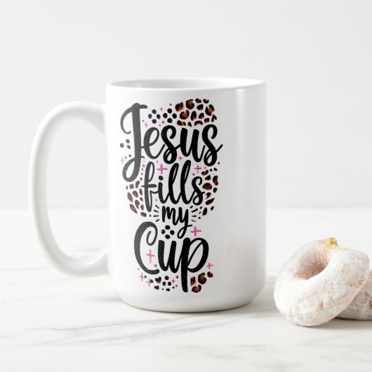 Mug Jésus remplit ma coupe (Avec donut)
