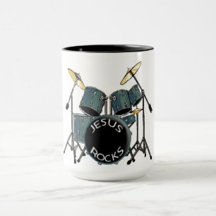 Mug Jesus Rocks - batteur