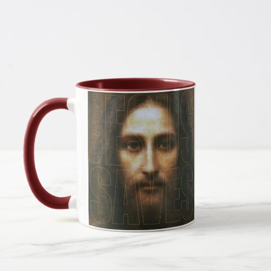 MUG JÉSUS SAUVE LA VITESSE IMPRESSIONNANTE PAR (Gauche)