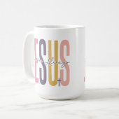 Mug Jésus sauve toujours (Devant gauche)