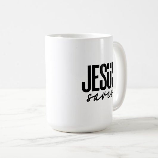 MUG JESUS SAVES (Devant droit)