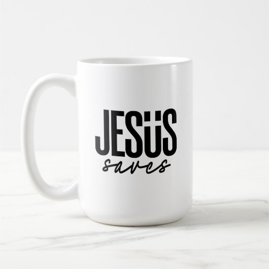 MUG JESUS SAVES (Gauche)