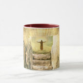 Mug Jésus sur le tombeau vide Résurrection de Pâques (Centre)
