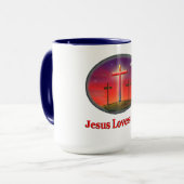 Mug jésus t'aime (Devant gauche)